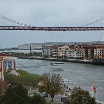 Hanging Bridge Puente Colgante de Bizkaia - Bizkaia Zubia crossing the mouth of Nervion River